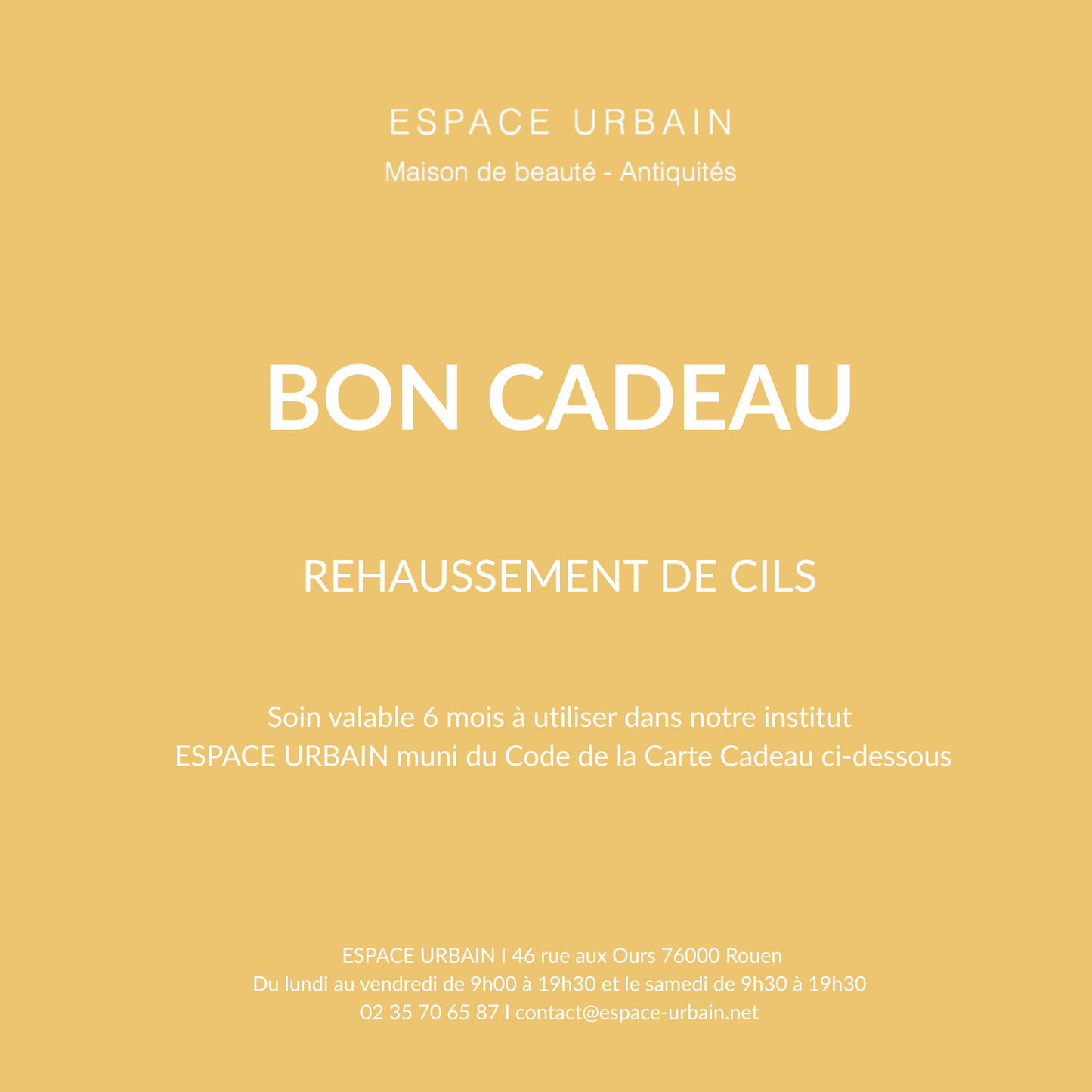 REHAUSSEMENT DE CILS
