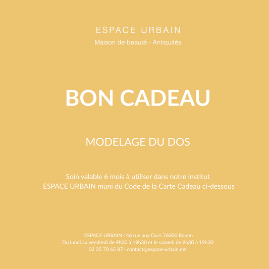 MODELAGE DU DOS